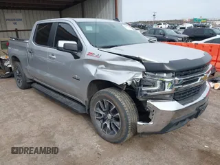 2021 Chevrolet Silverado 1500 LT with VIN 3GCUYDET1MG347181, listed as a IAAI auction lot 41697941 with 56,657 mi miles. Bid and sale history available at carsss.com. Image 1.