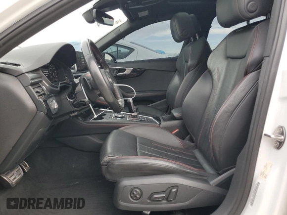2018 Audi A4 Premium Plus with VIN WAUENAF41JA045609, listed as a Copart auction lot 58598885 with 111,882 mi miles and Salvage title. Bid and sale history available at DreamBid. Image 7.
