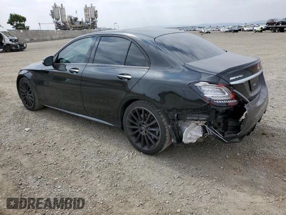 2021 Mercedes-Benz C 43 AMG with VIN W1KWF6EB9MR616681, listed as a Copart auction lot 66901253 with 40,668 mi miles and . Bid and sale history available at DreamBid. Image 2.
