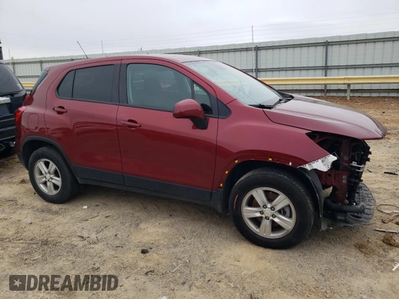 2021 Chevrolet Trax LS with VIN KL7CJNSB9MB359280, listed as a Copart auction lot 47455785 with 62,362 mi miles and Salvage Title. Bid and sale history available at carsss.com. Image 4.