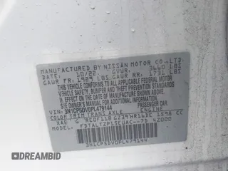 2023 Nissan Kicks SR with VIN 3N1CP5DV0PL479144, listed as a IAAI auction lot 41719775 with 34,734 mi miles and . Bid and sale history available at DreamBid. Image 9.