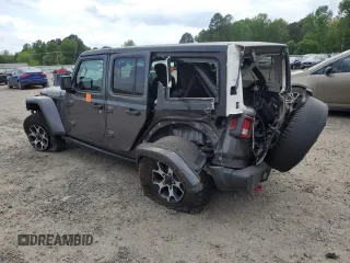 2021 Jeep Wrangler Unlimited Rubicon z VIN 1C4HJXFN5MW611642, wystawiony jako Copart lot #53529615 z przebiegiem 43 398 mil mil oraz Szkoda całkowita • Salvage title. Historia ofert i sprzedaży dostępna na DreamBid. Obrazek 2.