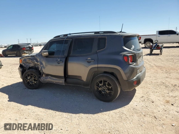 2019 Jeep Renegade Latitude z VIN ZACNJBBB4KPK54222, wystawiony jako Copart lot #48378065 z przebiegiem 80 169 mil mil oraz Szkoda całkowita • Salvage title. Historia ofert i sprzedaży dostępna na DreamBid. Obrazek 2.