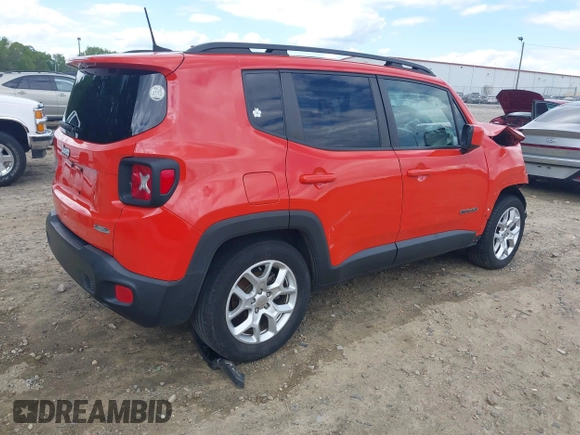 2018 Jeep Renegade Latitude z VIN ZACCJABB5JPJ62214, wystawiony jako IAAI lot #42187121 z przebiegiem 205 309 mil mil oraz . Historia ofert i sprzedaży dostępna na DreamBid. Obrazek 4.