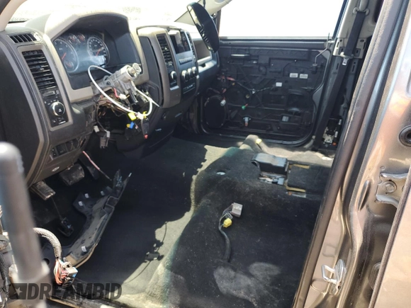 2012 Ram 1500 ST with VIN 1C6RD7FT5CS260352, listed as a Copart auction lot 56687485 with Not provided miles and Salvage title. Bid and sale history available at DreamBid. Image 7.