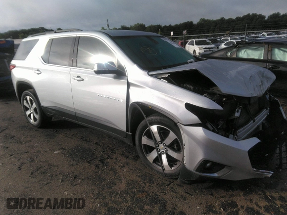 2021 Chevrolet Traverse LT with VIN 1GNERHKW6MJ157311, listed as a IAAI auction lot 42256458 with 97,635 mi miles and . Bid and sale history available at DreamBid. Image 1.