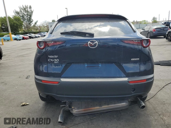 2024 Mazda CX-30 S Preferred with VIN 3MVDMBCM5RM635014, listed as a Copart auction lot 54267705 with 22,075 mi miles and Non Repairable. Bid and sale history available at DreamBid. Image 6.