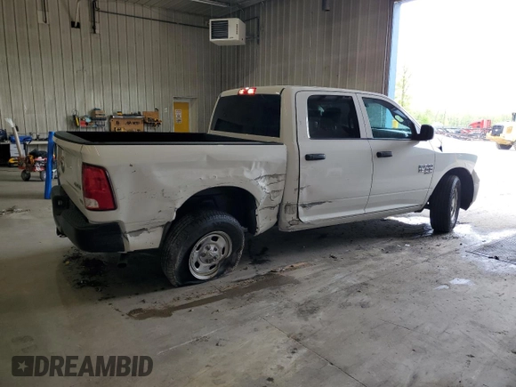 2019 Ram 1500 Tradesman with VIN 3C6RR7KG9KG628094, listed as a Copart auction lot 55074074 with 82,029 mi miles and Salvage title. Bid and sale history available at DreamBid. Image 3.