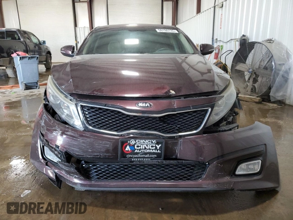 2015 Kia Optima LX with VIN 5XXGM4A7XFG466595, listed as a Copart auction lot 59190135 with 102,847 mi miles and Salvage title. Bid and sale history available at DreamBid. Image 5.