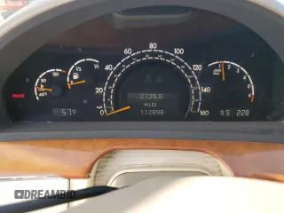 2004 Mercedes-Benz S-Class 4.3L with VIN WDBNG70J64A387204, listed as a Copart auction lot 84753314 with 112,898 mi miles and Salvage Title. Bid and sale history available at carsss.com. Image 9.