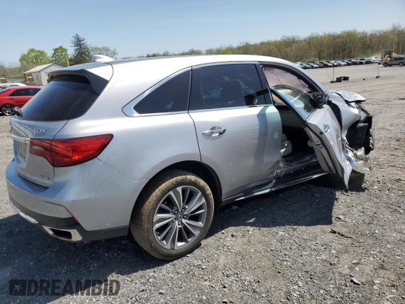 2017 Acura MDX w/Technology Pkg with VIN 5FRYD4H50HB017746, listed as a Copart auction lot 49270213 with 98,005 mi miles. Bid and sale history available at carsss.com. Image 3.