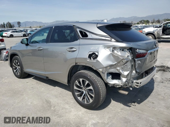 2021 Lexus RX with VIN 2T2AZMAA8MC202861, listed as a Copart auction lot 49699425 with 26,858 mi miles and Salvage Title. Bid and sale history available at carsss.com. Image 2.