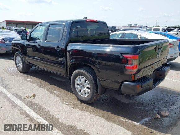 2023 Nissan Frontier SV with VIN 1N6ED1EK9PN640468, listed as a IAAI auction lot 42374631 with 35,447 mi miles and . Bid and sale history available at DreamBid. Image 3.