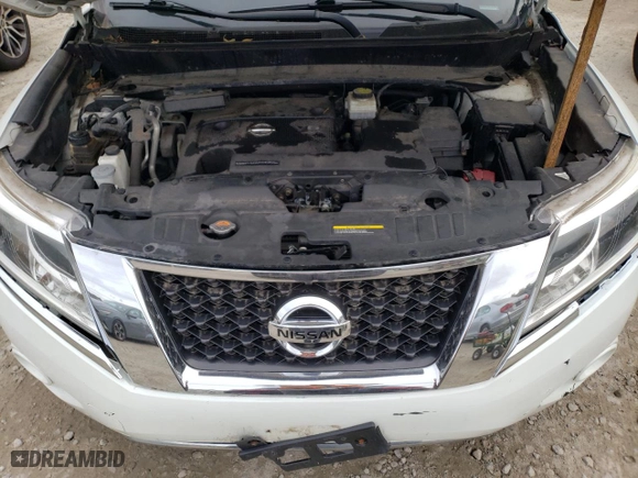 2014 Nissan Pathfinder S with VIN 5N1AR2MM4EC705596, listed as a Copart auction lot 72656534 with 57,357 mi miles and Clean Title. Bid and sale history available at carsss.com. Image 12.
