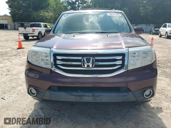 2013 Honda Pilot EX-L with VIN 5FNYF4H55DB006389, listed as a Copart auction lot 59683325 with 181,803 mi miles and Salvage title. Bid and sale history available at DreamBid. Image 5.