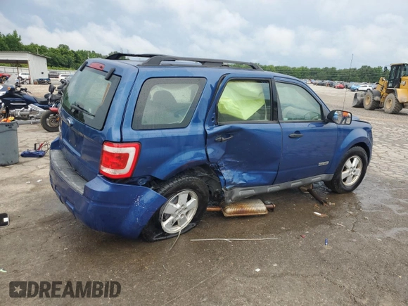 2008 Ford Escape XLS z VIN 1FMCU02Z18KB98824, wystawiony jako Copart lot #61684455 z przebiegiem 172 282 mil mil oraz Szkoda całkowita • Salvage title. Historia ofert i sprzedaży dostępna na DreamBid. Obrazek 3.