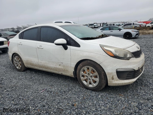 2016 Kia Rio LX with VIN KNADM4A36G6634181, listed as a Copart auction lot 85098834 with 138,763 mi miles and Salvage Title. Bid and sale history available at carsss.com. Image 4.