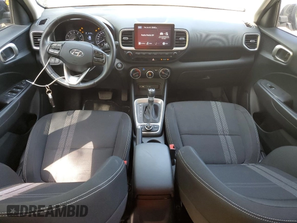 2022 Hyundai Venue SEL z VIN KMHRC8A34NU132938, wystawiony jako Copart lot #62136555 z przebiegiem 76 617 mil mil oraz Szkoda całkowita • Salvage title. Historia ofert i sprzedaży dostępna na DreamBid. Obrazek 8.