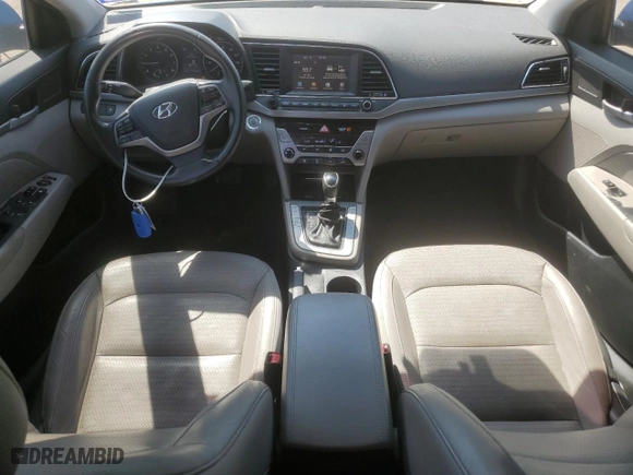 2017 Hyundai Elantra SE with VIN 5NPD84LF4HH057981, listed as a Copart auction lot 52259025 with 109,561 mi miles and Salvage Title. Bid and sale history available at carsss.com. Image 8.