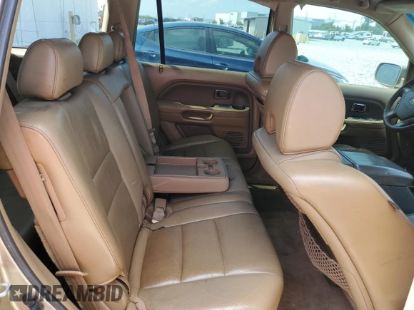 2006 Honda Pilot EX-L with VIN 5FNYF28596B032369, listed as a Copart auction lot 54596465 with 201,181 mi miles and Salvage Title. Bid and sale history available at DreamBid. Image 11.