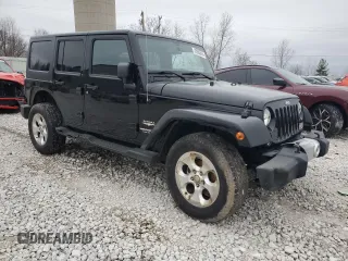 2015 Jeep Wrangler Unlimited Sahara with VIN 1C4BJWEGXFL606573, listed as a Copart auction lot 83983894 with 103,314 mi miles and Clean title. Bid and sale history available at DreamBid. Image 4.
