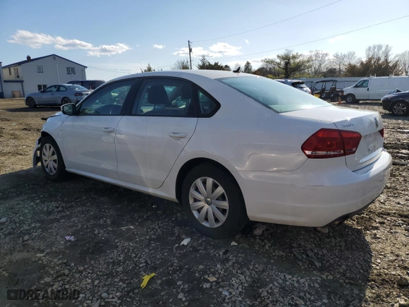 2013 Volkswagen Passat S with VIN 1VWAP7A33DC032489, listed as a Copart auction lot 50397525 with 118,665 mi miles and Salvage Title. Bid and sale history available at carsss.com. Image 2.