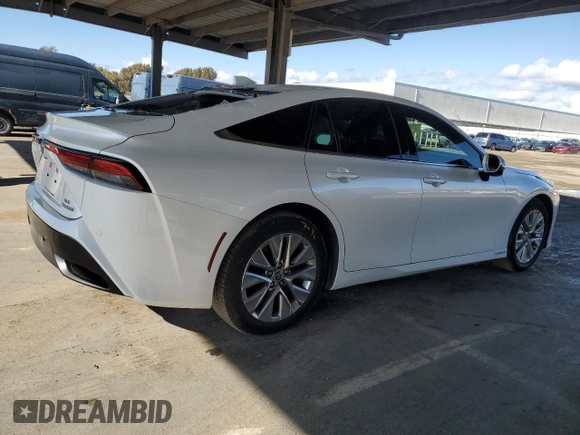 2023 Toyota Mirai XLE with VIN JTDAAAAA2PA008264, listed as a Copart auction lot 49080325 with 19,803 mi miles and Salvage Title. Bid and sale history available at DreamBid. Image 3.