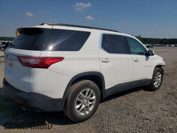 2021 Chevrolet Traverse LT Cloth with VIN 1GNERGKW7MJ219101, listed as a Copart auction lot 59252844 with 32,418 mi miles and Salvage Title. Bid and sale history available at carsss.com. Image 3.