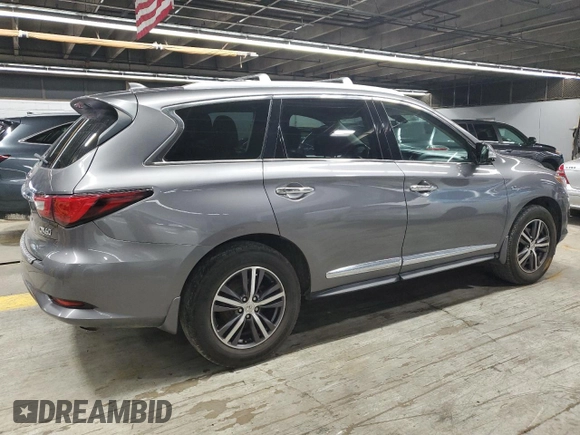 2017 Infiniti QX60 with VIN 5N1DL0MM4HC548613, listed as a Copart auction lot 47993765 with 96,334 mi miles and Salvage Title. Bid and sale history available at DreamBid. Image 3.