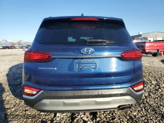 2019 Hyundai Santa Fe SEL with VIN 5NMS33AD1KH111274, listed as a Copart auction lot 44446505 with 33,393 mi miles and Salvage Title. Bid and sale history available at carsss.com. Image 6.