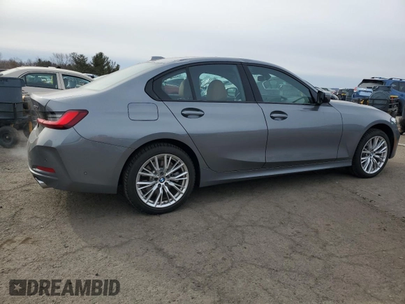2023 BMW 3 Series 330i xDrive with VIN 3MW89FF0XP8D49215, listed as a Copart auction lot 45932955 with 16,250 mi miles and Salvage Title. Bid and sale history available at carsss.com. Image 3.