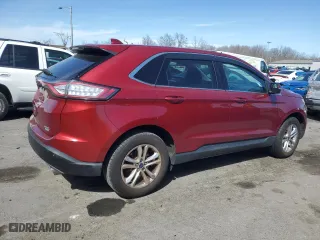 2015 Ford Edge SEL with VIN 2FMTK4J99FBB10818, listed as a Copart auction lot 43189845 with 79,234 mi miles and Salvage Title. Bid and sale history available at carsss.com. Image 3.