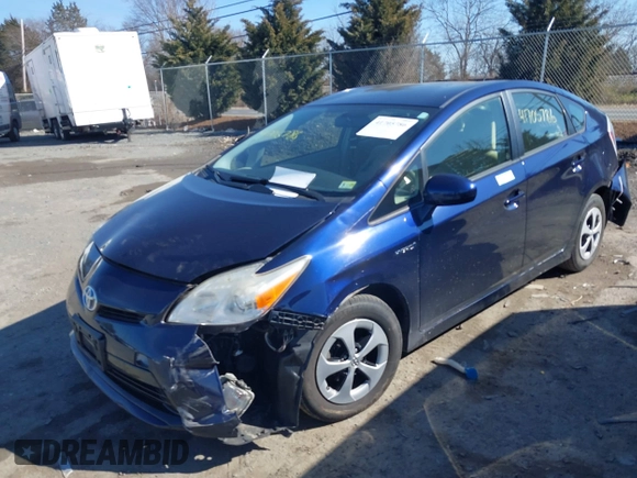 2013 Toyota Prius One with VIN JTDKN3DU9D0351178, listed as a IAAI auction lot 41705786 with 98,524 mi miles. Bid and sale history available at carsss.com. Image 17.