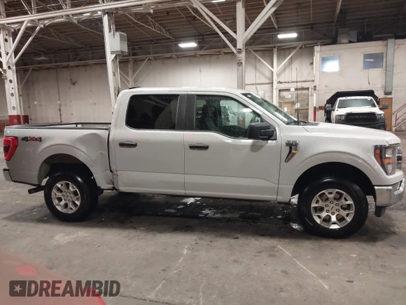 2023 Ford F-150 XL with VIN 1FTFW1E57PKE86937, listed as a IAAI auction lot 41862408 with 37,461 mi miles. Bid and sale history available at carsss.com. Image 13.