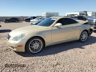 2006 Lexus SC 430 with VIN JTHFN48Y669007583, listed as a Copart auction lot 75931734 with 92,044 mi miles and Salvage Title. Bid and sale history available at carsss.com. Image 1.
