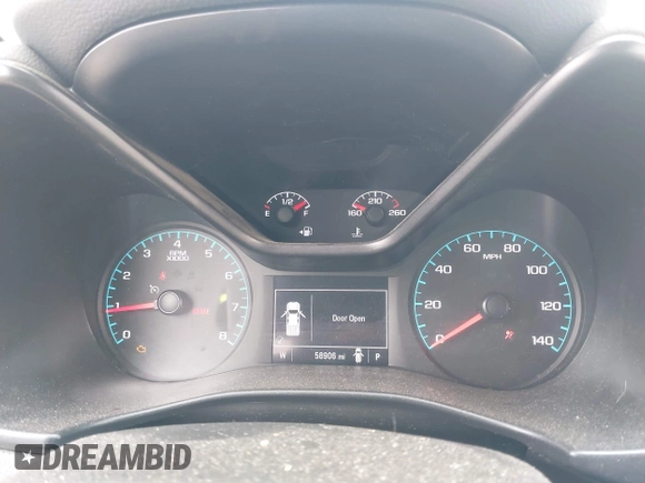 2021 Chevrolet Colorado 4WD Work Truck with VIN 1GCGTBEN0M1233723, listed as a IAAI auction lot 42600025 with 58,906 mi miles and . Bid and sale history available at DreamBid. Image 7.