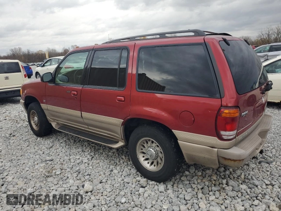 2001 Mercury Mountaineer with VIN 4M2ZU86P11UJ00675, listed as a Copart auction lot 78662034 with 175,433 mi miles and Salvage title. Bid and sale history available at DreamBid. Image 2.