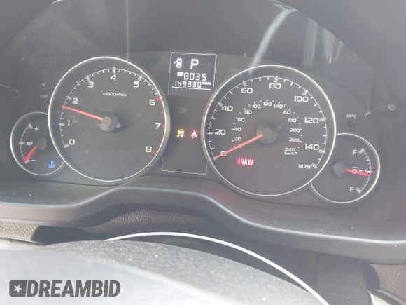 2013 Subaru Legacy Premium with VIN 4S3BMBC69D3021619, listed as a IAAI auction lot 42650792 with 149,330 mi miles and . Bid and sale history available at DreamBid. Image 7.
