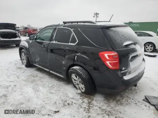 2017 Chevrolet Equinox LT with VIN 2GNALCEKXH1617372, listed as a Copart auction lot 45141145 with 129,166 mi miles and Salvage Title. Bid and sale history available at carsss.com. Image 2.