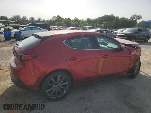 2024 Mazda 3 S Preferred with VIN JM1BPALM2R1652795, listed as a Copart auction lot 57056355 with 12,100 mi miles and Salvage title. Bid and sale history available at DreamBid. Image 3.