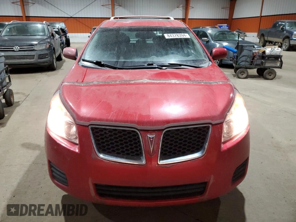 2009 Pontiac Vibe w/1SA with VIN 5Y2SL67869Z444796, listed as a Copart auction lot 84378394 with 146,888 mi miles and Salvage Title. Bid and sale history available at carsss.com. Image 5.