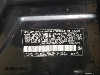 2008 Lexus ES 330 with VIN JTHBJ46G582260569, listed as a Copart auction lot 48675355 with 195,371 mi miles and Salvage Title. Bid and sale history available at DreamBid. Image 13.