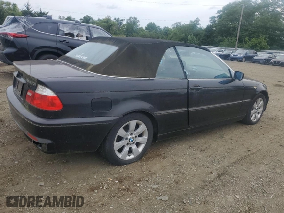 2005 BMW 3 Series 325Ci with VIN WBABW33495PL38483, listed as a Copart auction lot 64333334 with Not Provided miles and Clean Title. Bid and sale history available at carsss.com. Image 3.