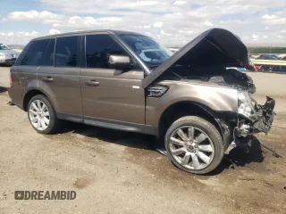 2013 Land Rover Range Rover Sport HSE Lux with VIN SALSK2D48DA775974, listed as a Copart auction lot 59541045 with 114,569 mi miles and Salvage title. Bid and sale history available at DreamBid. Image 4.