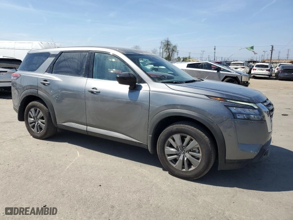 2024 Nissan Pathfinder S with VIN 5N1DR3AA4RC286281, listed as a Copart auction lot 54381925 with 16,150 mi miles and Salvage Title. Bid and sale history available at carsss.com. Image 4.