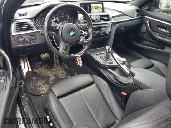 2018 BMW 4 Series 430i with VIN WBA4W3C58JAF91375, listed as a Copart auction lot 44459075 with 40,968 mi miles and Salvage Title. Bid and sale history available at DreamBid. Image 8.