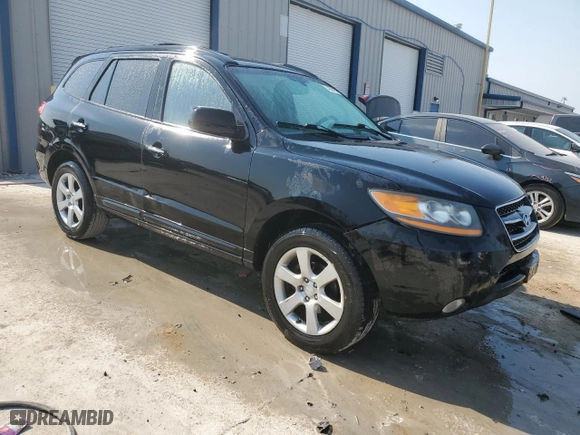 2008 Hyundai Santa Fe SE with VIN 5NMSH13E58H221121, listed as a Copart auction lot 49084395 with 193,910 mi miles and Salvage Title. Bid and sale history available at carsss.com. Image 4.