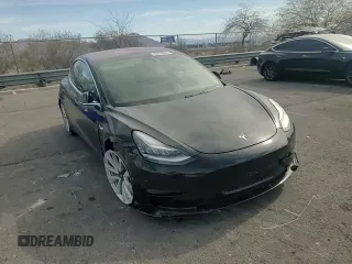 2018 Tesla Model 3 Long Range Battery with VIN 5YJ3E1EA3JF053638, listed as a Copart auction lot 49630965 with 52,131 mi miles and Salvage Title. Bid and sale history available at DreamBid. Image 11.