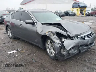 2013 Infiniti G37 x with VIN JN1CV6AR3DM350223, listed as a IAAI auction lot 42017259 with 90,508 mi miles. Bid and sale history available at carsss.com. Image 1.
