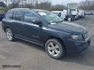 2014 Jeep Compass Sport with VIN 1C4NJDBB0ED879993, listed as a IAAI auction lot 41888007 with 198,422 mi miles. Bid and sale history available at carsss.com. Image 1.